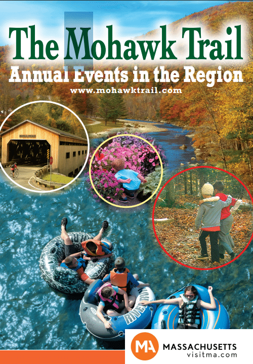 The cover of the Mohawk Trail Annual Events guide.