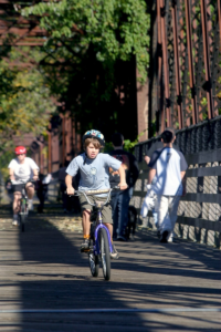 Norwottuck Rail Trail in Northampton, Massachusetts.