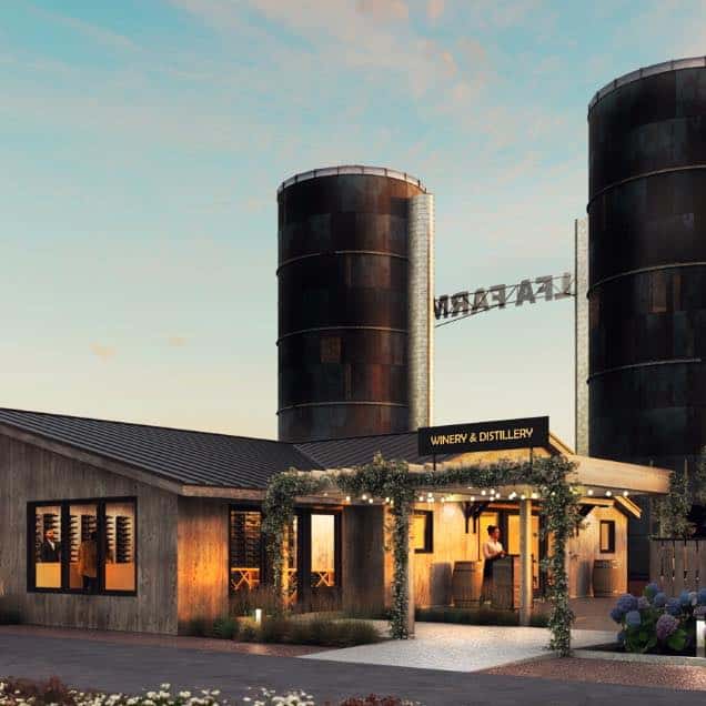 The iconic sign of Alfalfa Farms.