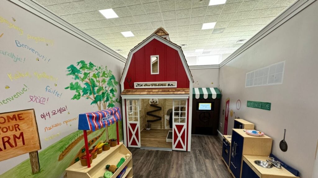 A children's museum room.