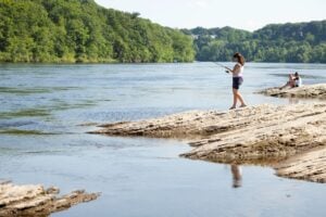 Fly fishing on the Connecticut River, photo courtesy of Lynn Graves