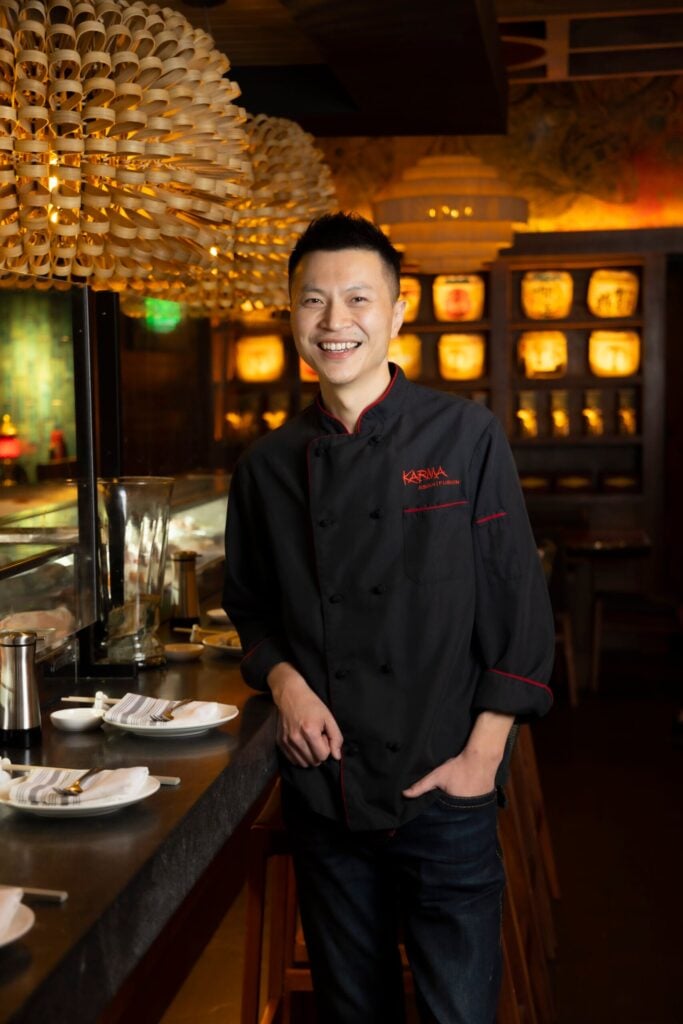 Chef Iverson Guo of Karma Asian Fusion.