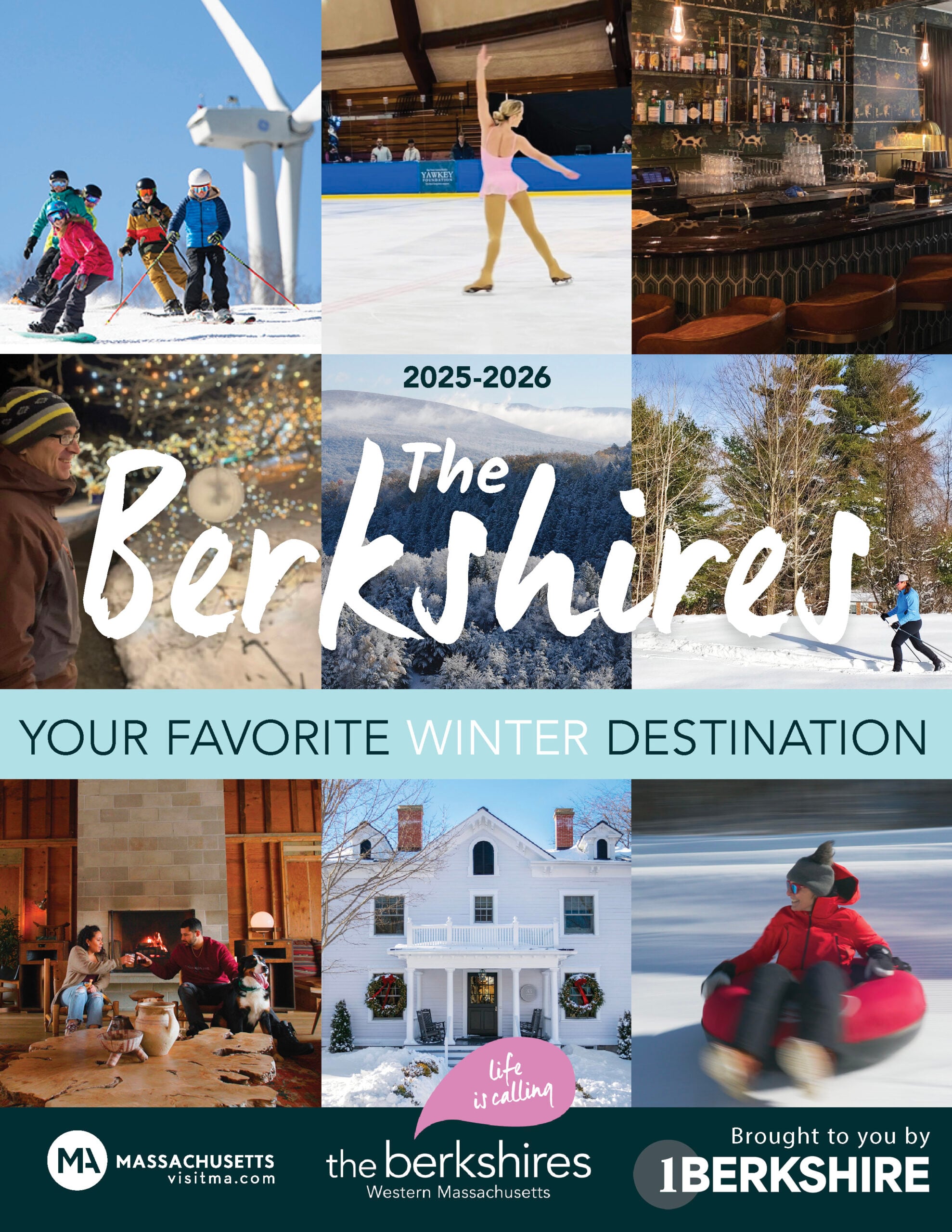 The cover for the Berkshires Winter Guide for 2026.